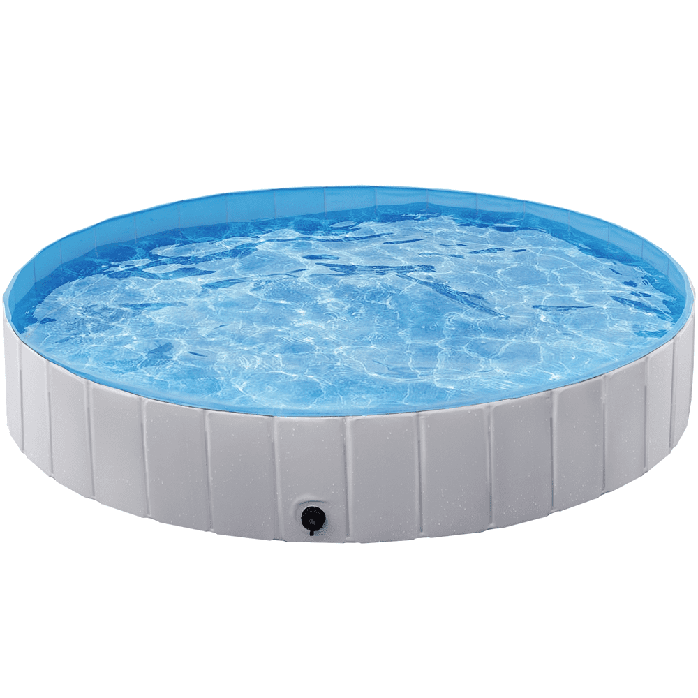 Alden Design 63'' Foldable Pet Swimming Pool for Indoor and Outdoor, Blue